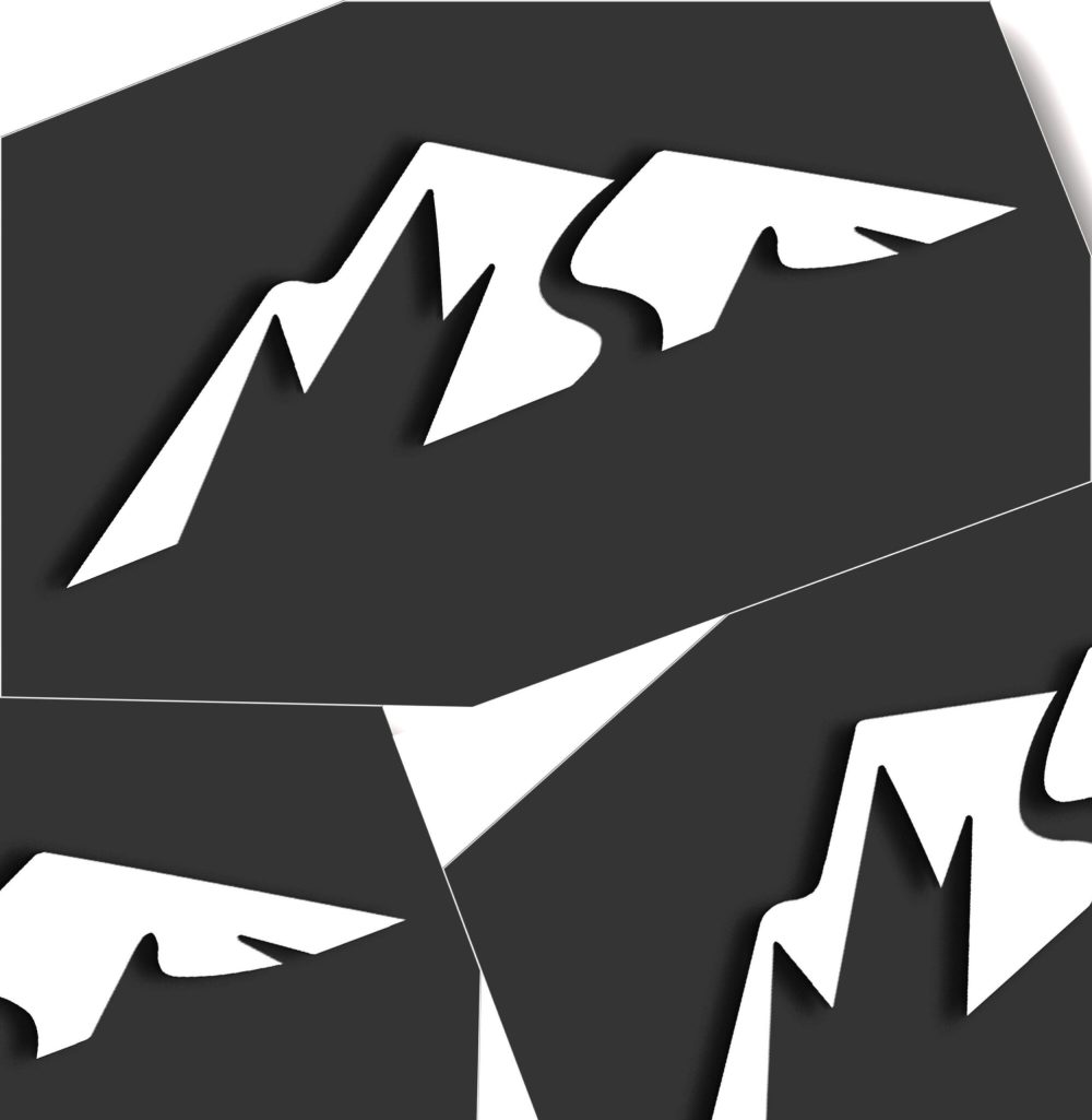 Free White Mountain Logo Mockup - Graphicfolks