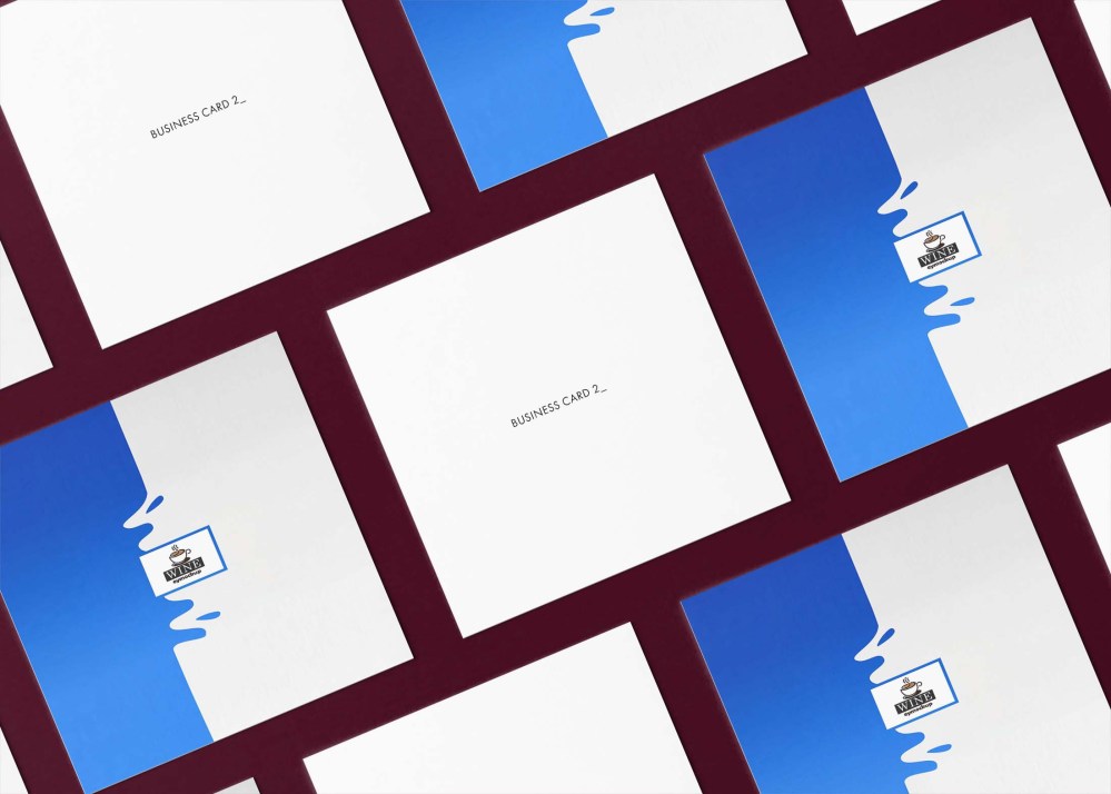 Free New Square Business Card Mockup - Graphicfolks