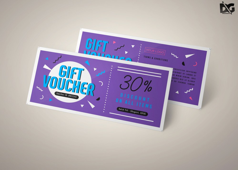 Coupon Voucher Template - Graphic Folks