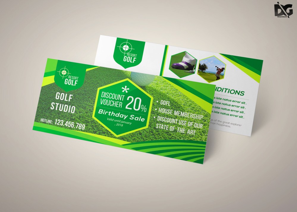 Birthday Gift Voucher Template - Graphic Folks