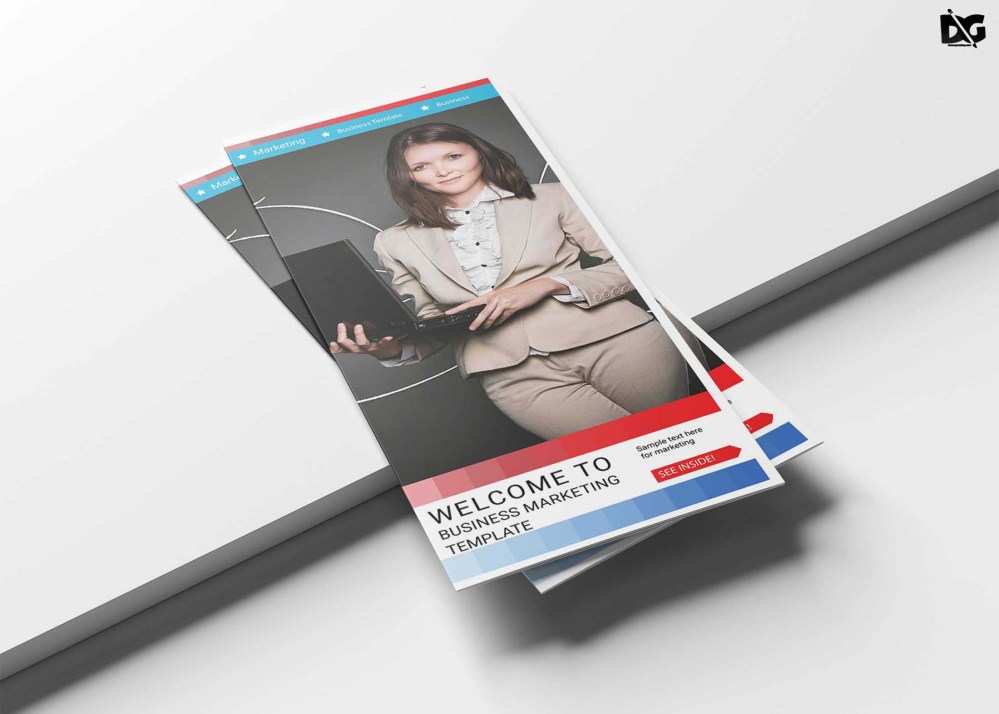 Marketing Tri-fold Brochure Template - Graphic Folks