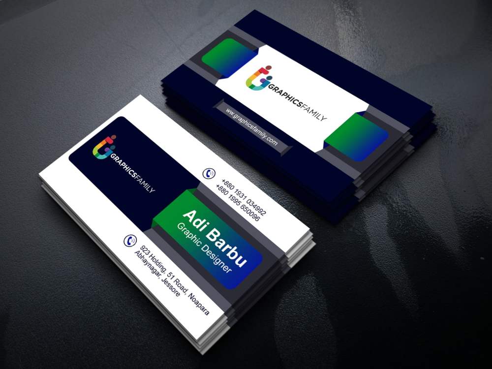 Traders visiting card design