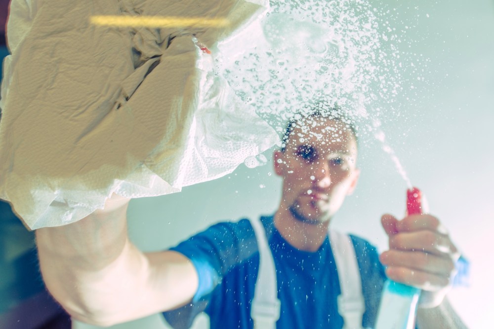 Cleaning Service Worker