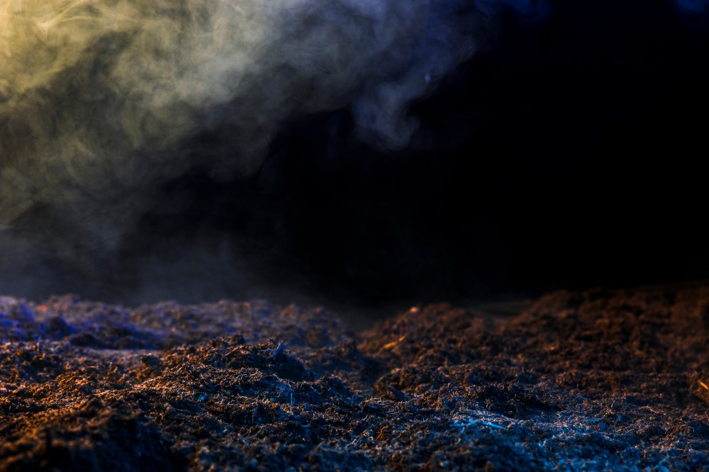Ground with fog 