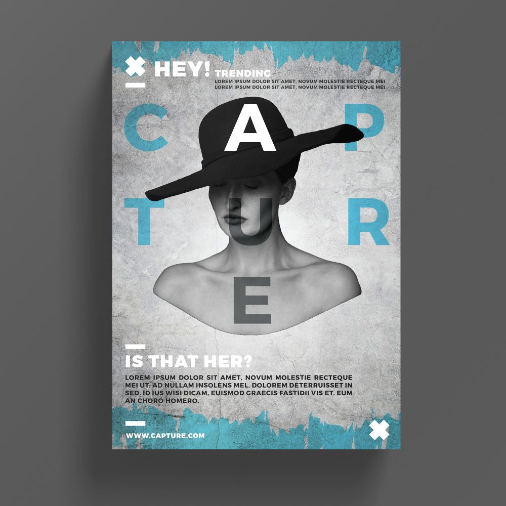 Abstract creative flyer template