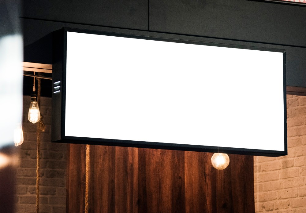 Blank billboard mockup