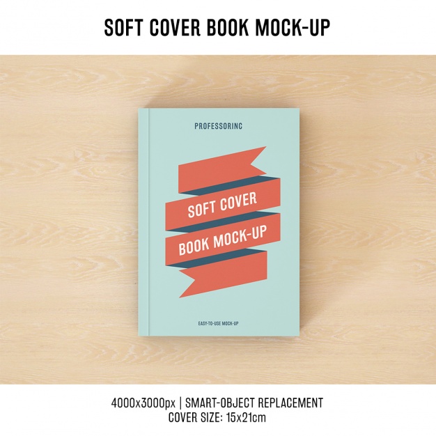 Book cover mock up design
