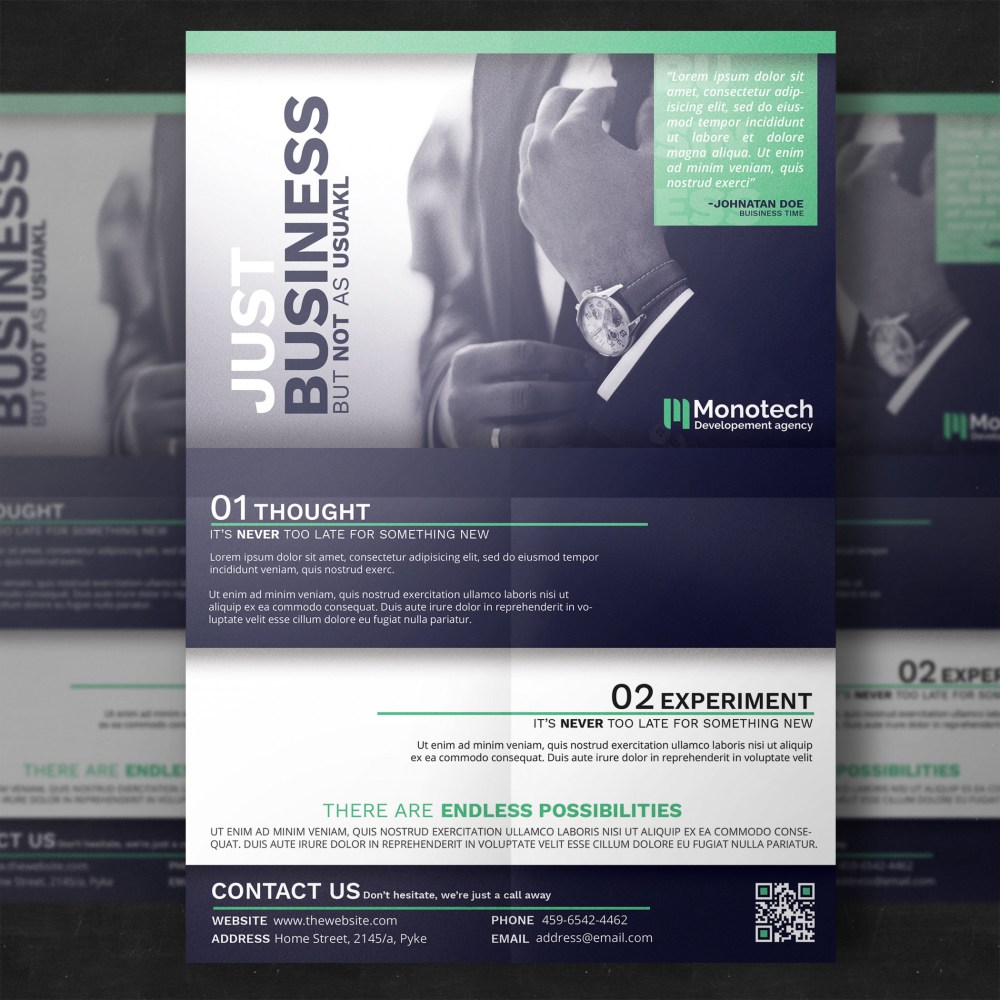 Corporate flyer template