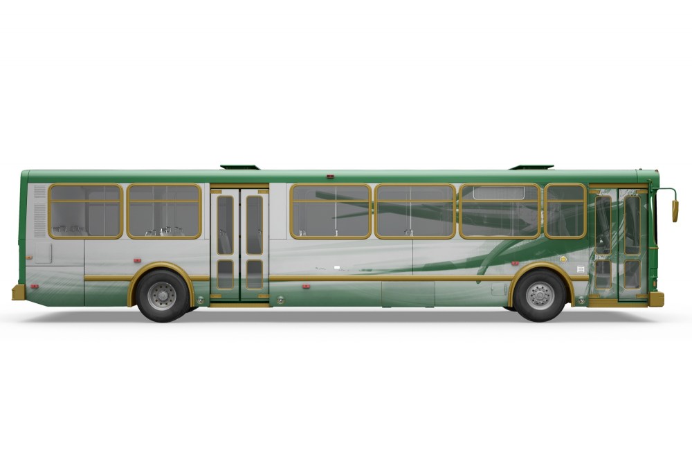 Creative bus mockup