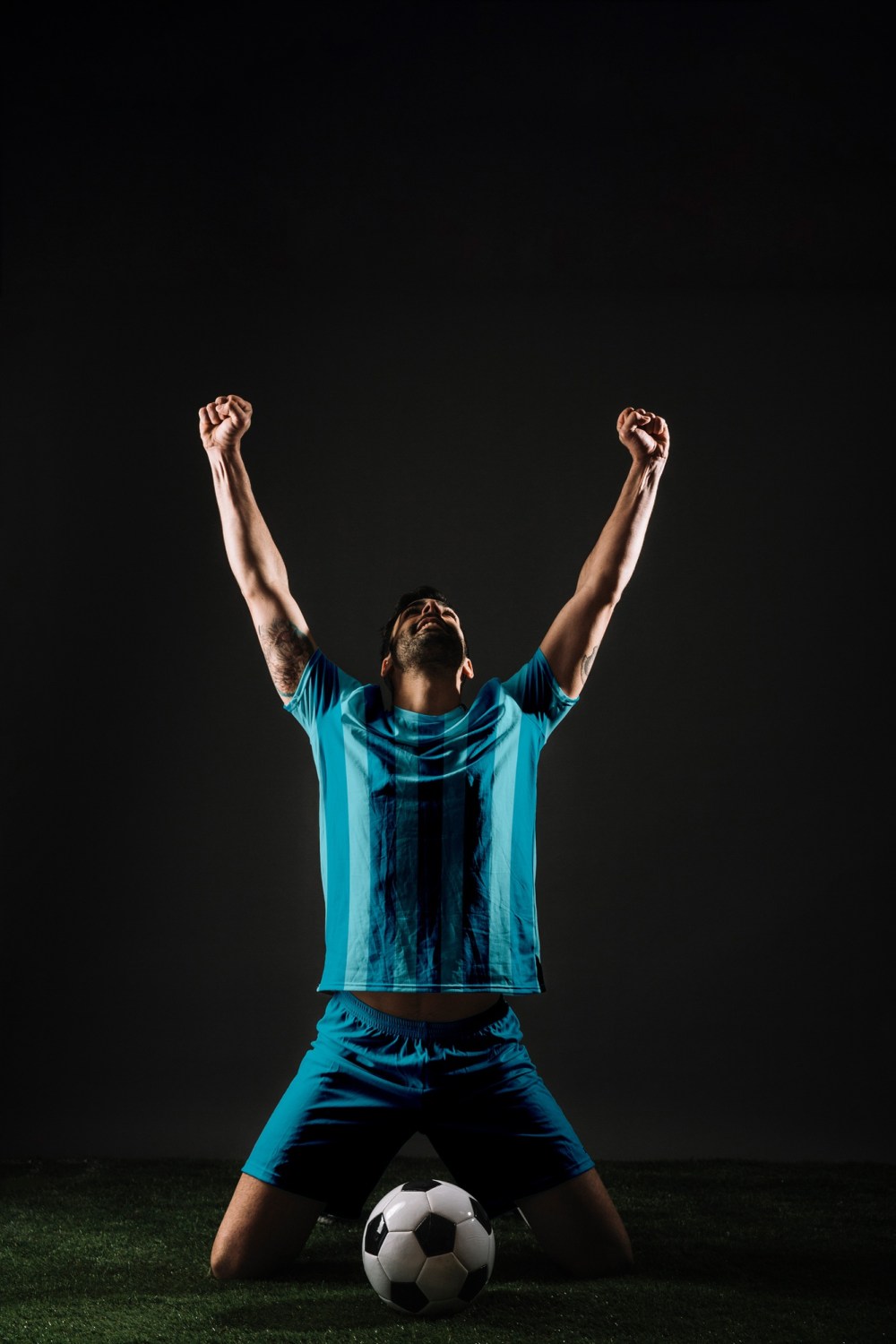 Football player celebrating