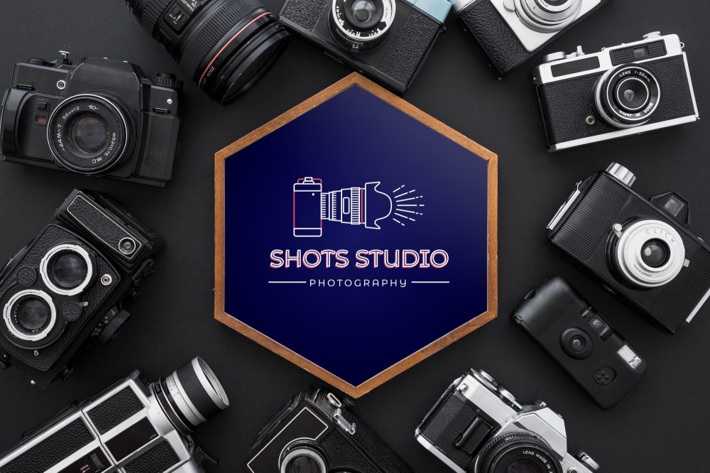 Frame mockup with photography concept