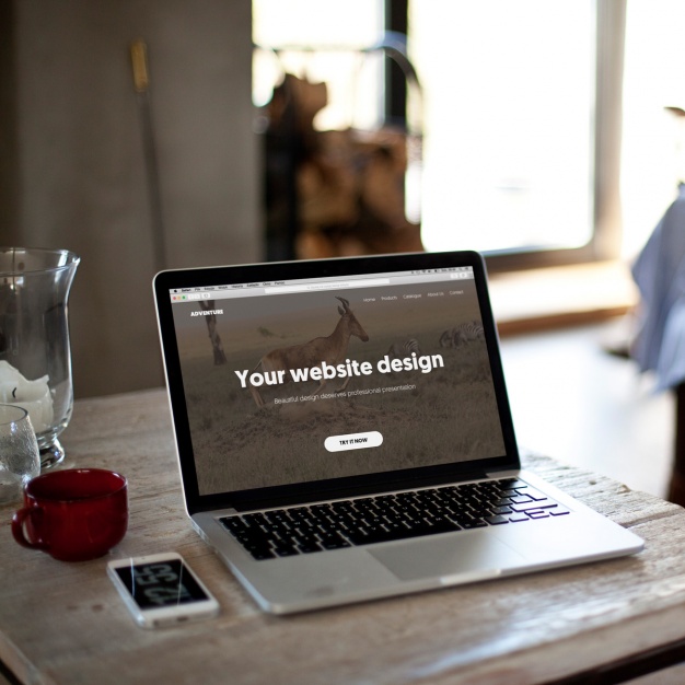 Laptop mock up design