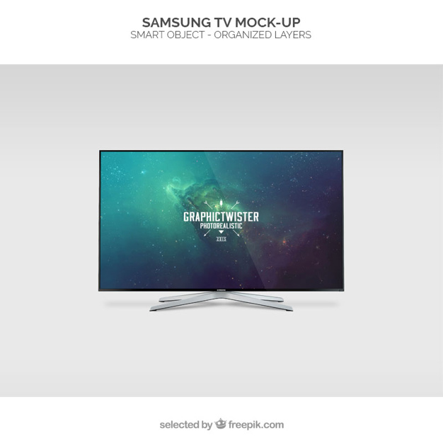 Samsung tv mockup