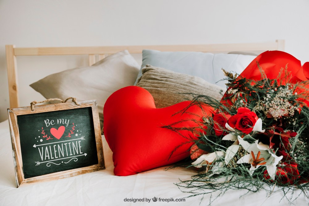 Valentine elements and frame mockup