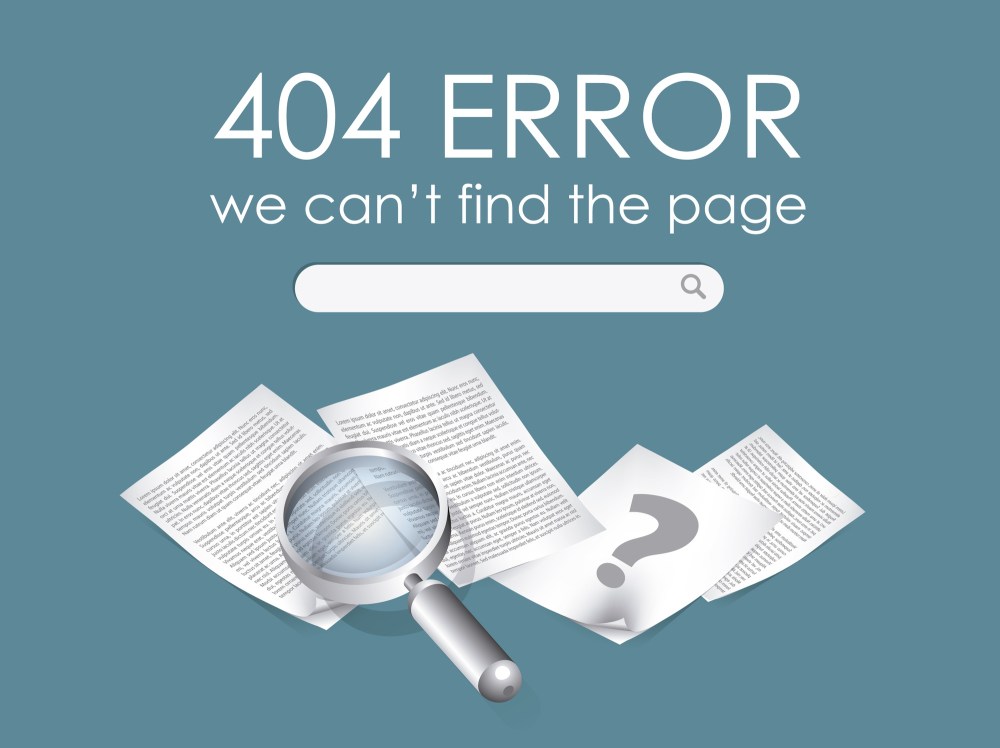 404 error background
