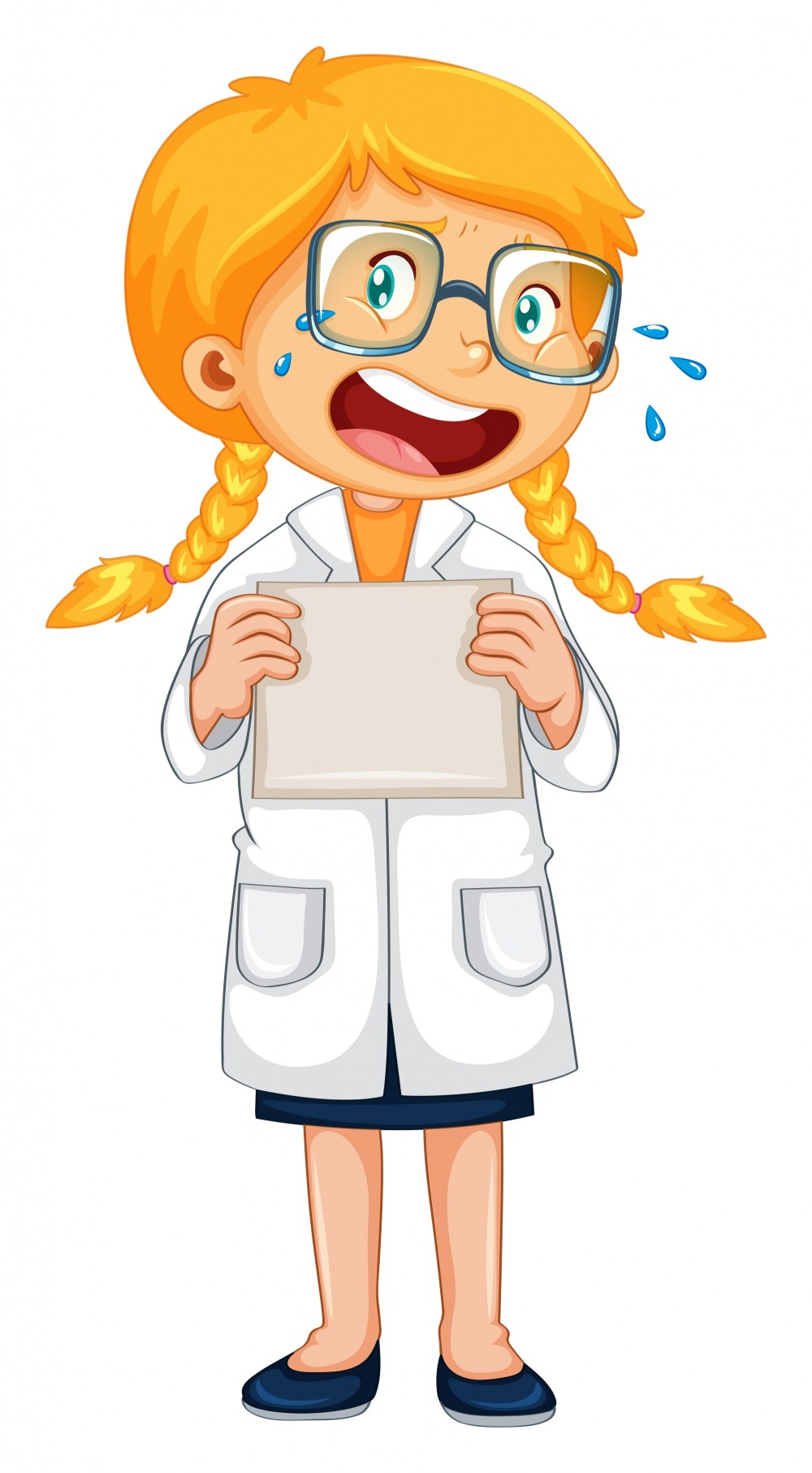 A Crying Doctor in Uniform
