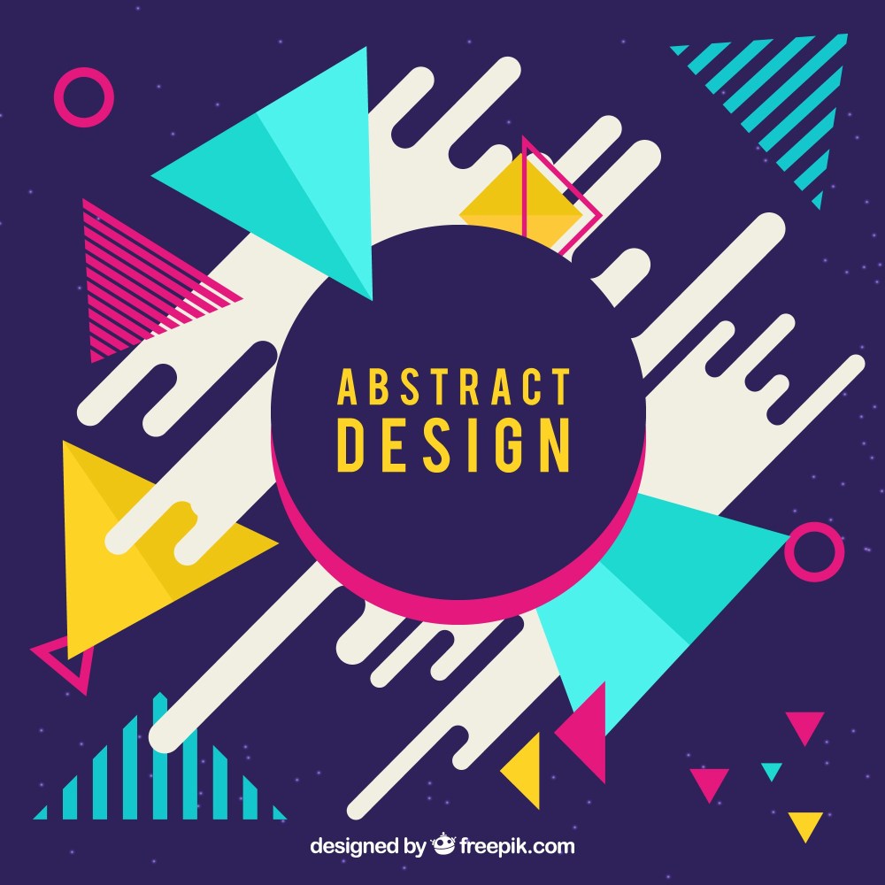 Abstract background with geometric design