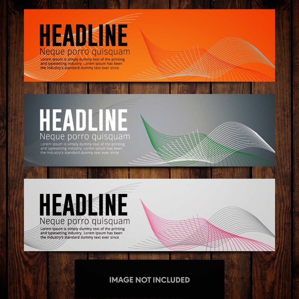 Abstract business banner 