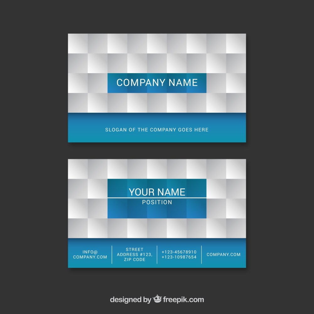 Abstract business card