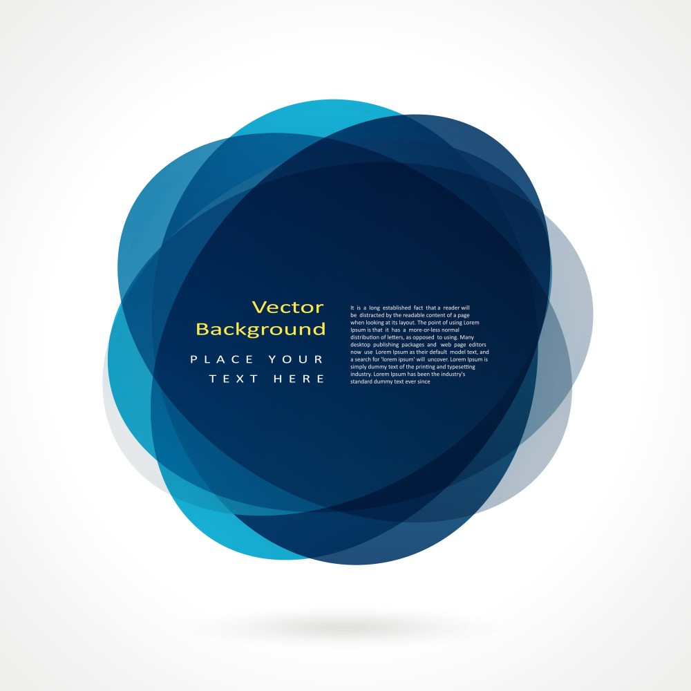 Abstract circle frame