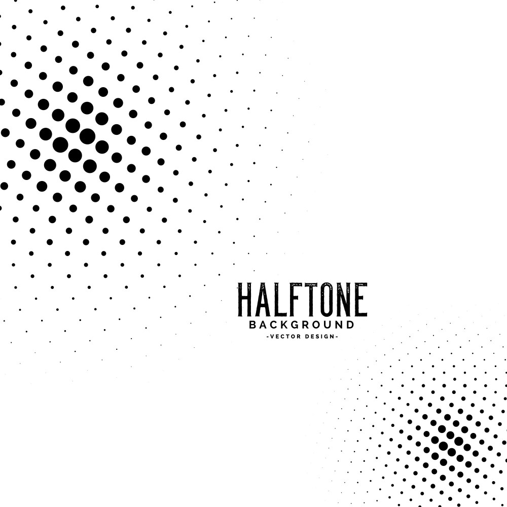 abstract circular style halftone background