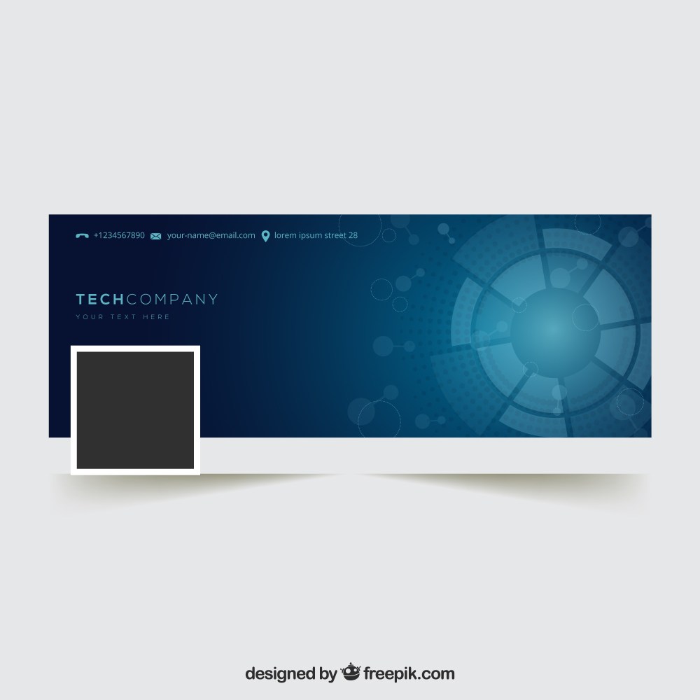 Abstract facebook cover for business