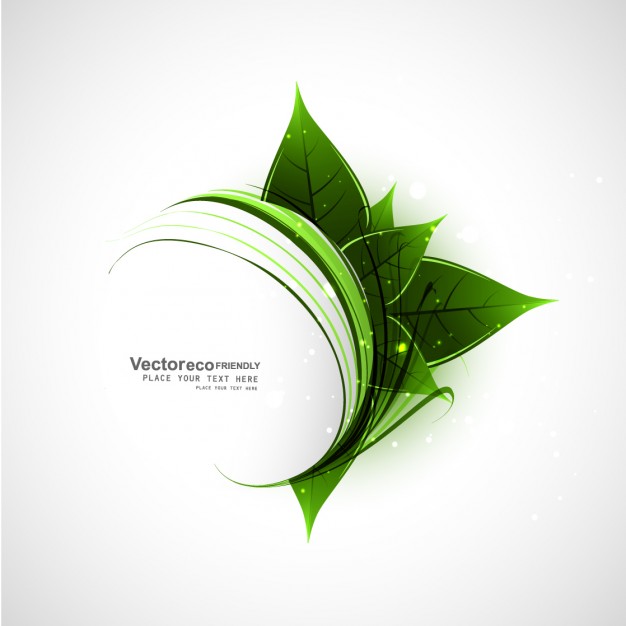 Abstract nature background with leaves