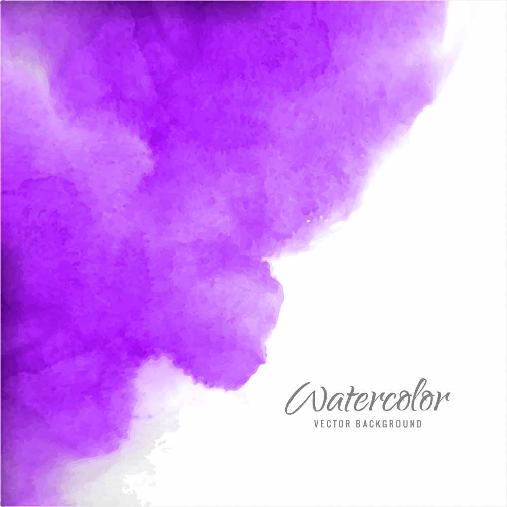 Abstract purple  watercolor background
