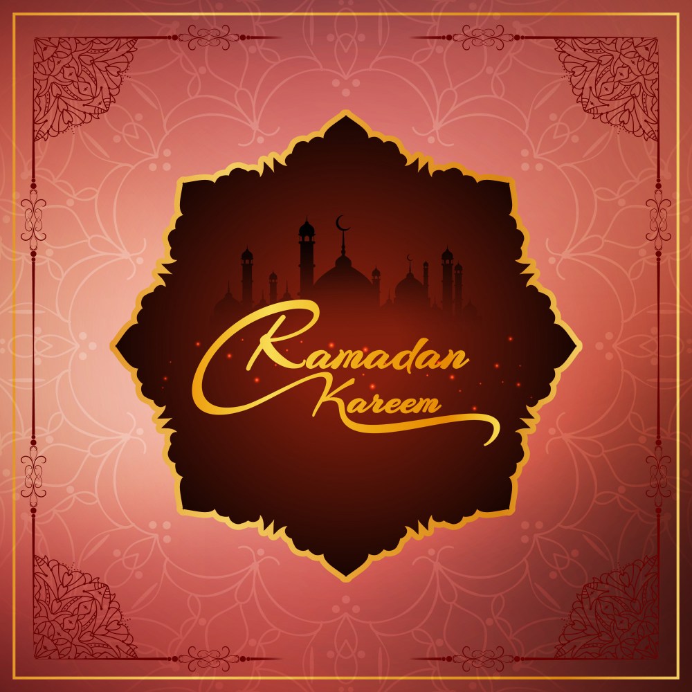 Abstract Ramadan Kareem religious background