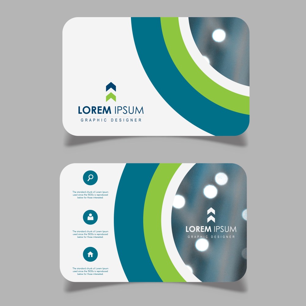 Abstract Vector Visiting Cards