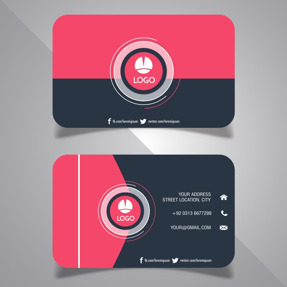 Abstract Visiting Card Designs