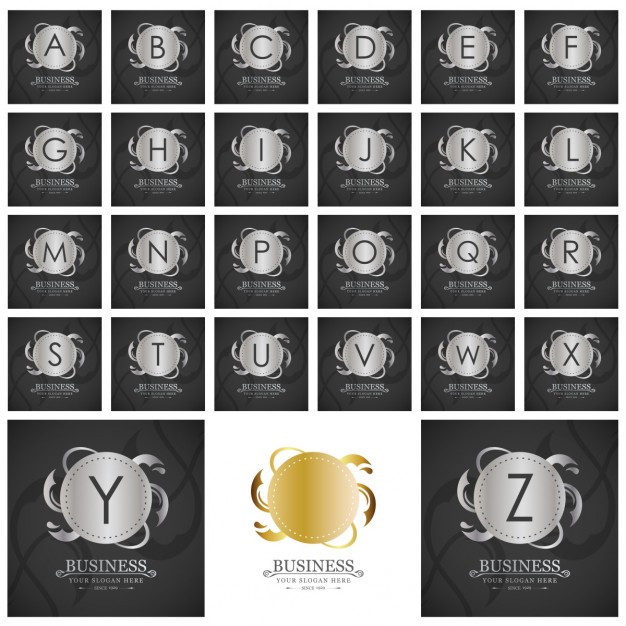 Amazing silver logos collection