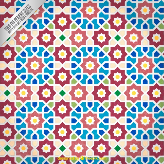 Arabic mosaic pattern