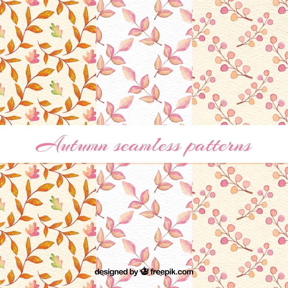 Autumn pattern background
