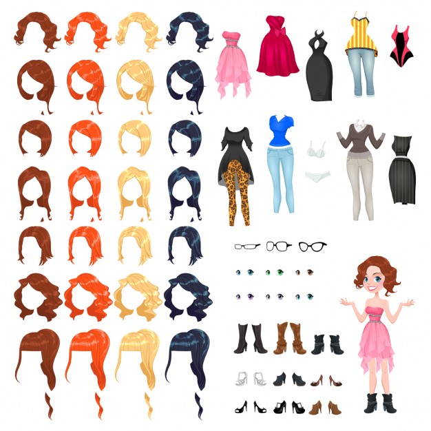 Avatar with dresses