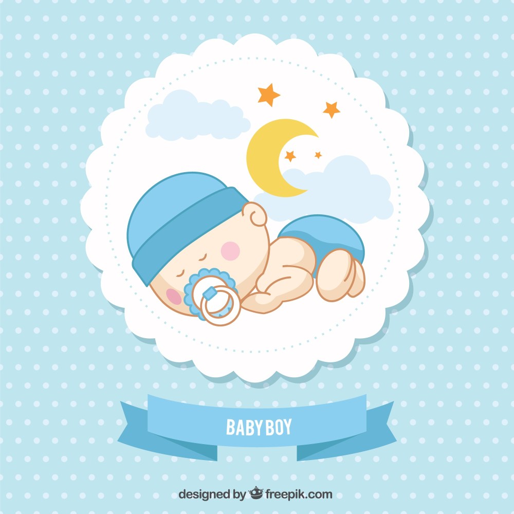 Baby boy card