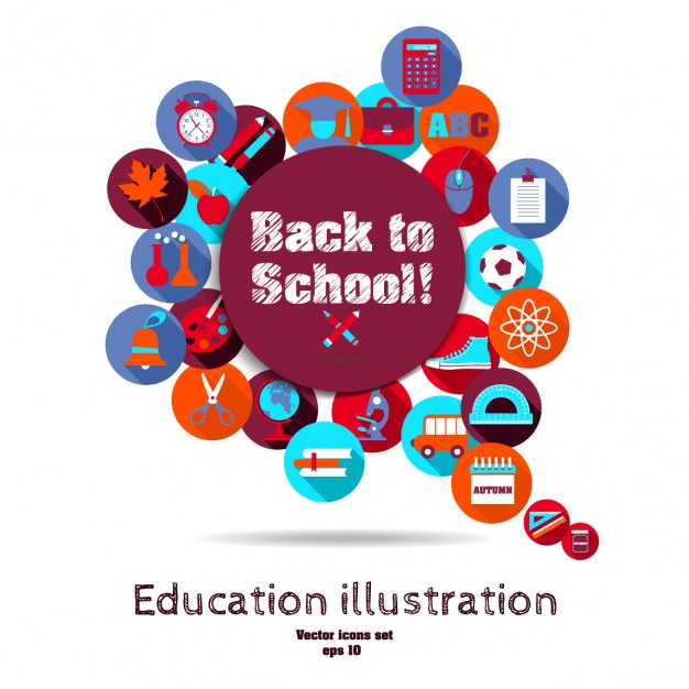 Background for back to school