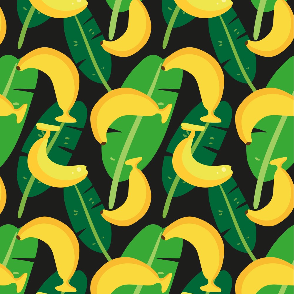 Banana pattern background