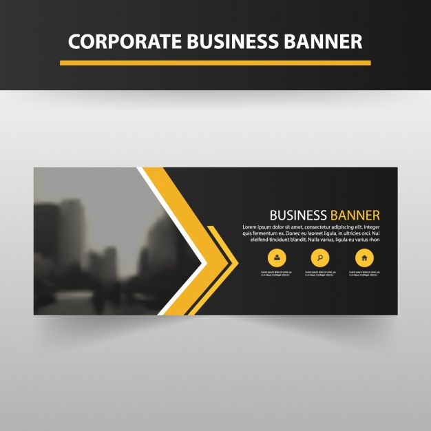 Banner template design