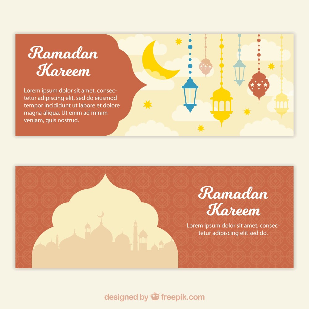 Banners de ramadan kareem