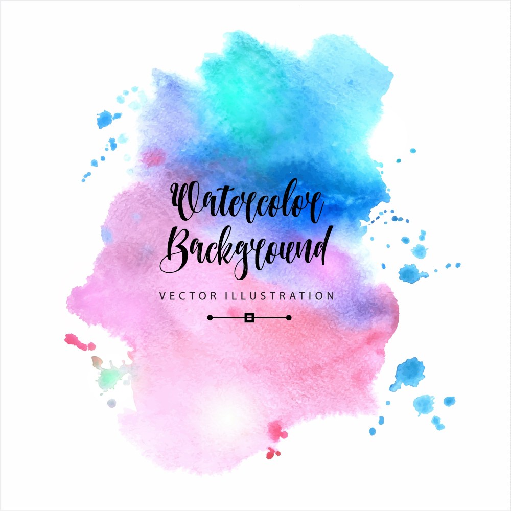 Beautiful abstract watercolor background