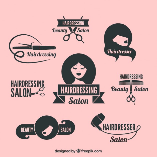 Beauty salon logos 
