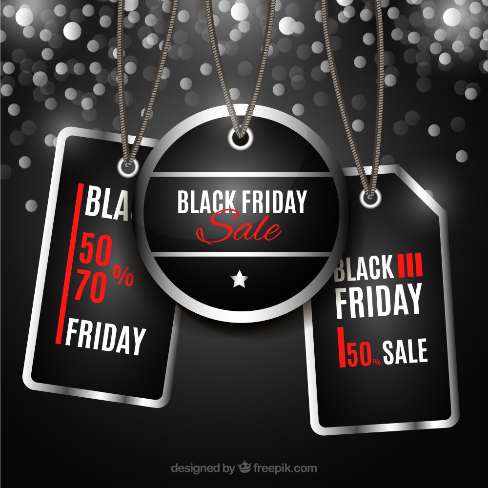 Black friday tags pack