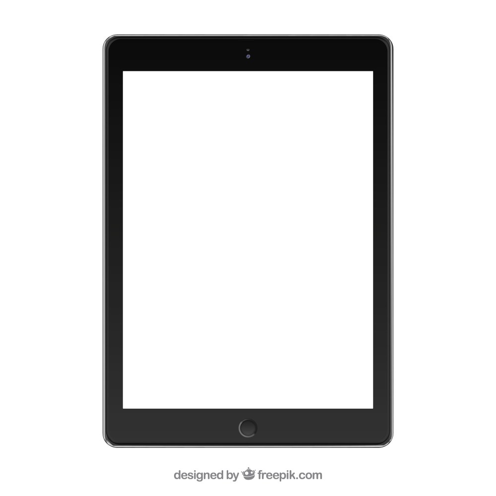 Black tablet mockup 