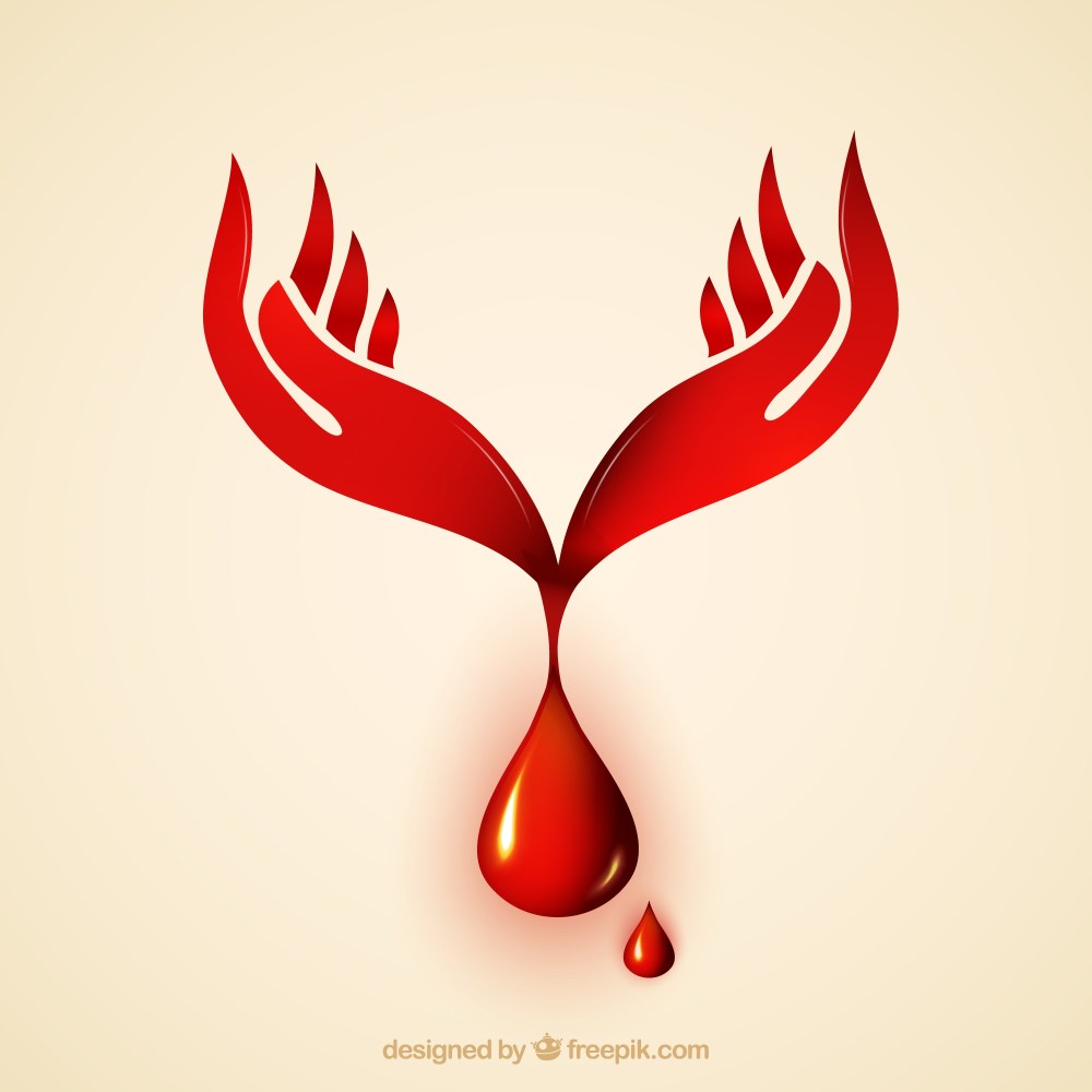 Blood donation logo