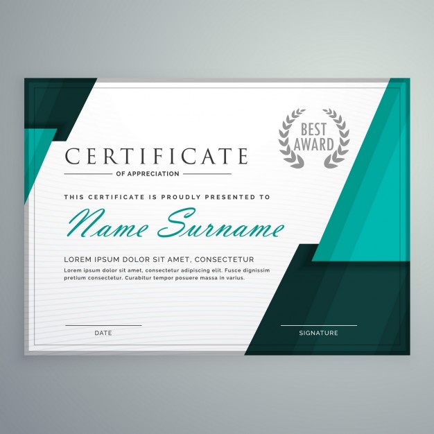 Blue and black diploma