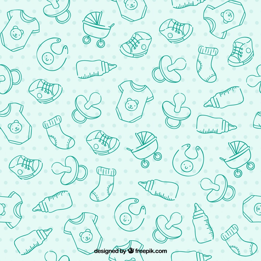 Blue baby pattern