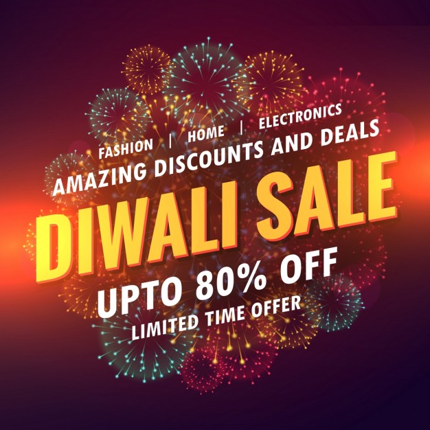 Bright voucher for diwali