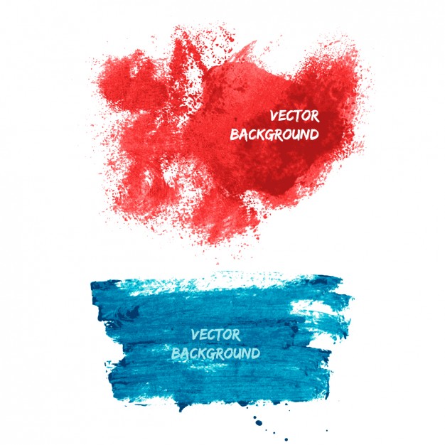 Brushes-strokes background design