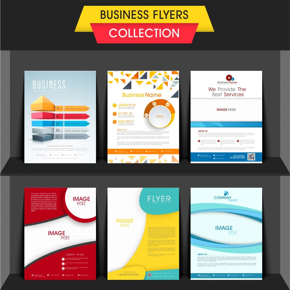 Business flyers collection